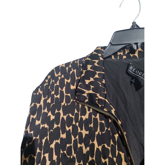 Eloquii Leopard Crop Scrunch Sleeves Jacket Size 20 - Picture 5 of 7